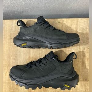 Hoka Kaha 2 Gore Tex Black Trail Running Hiking Shoes Women's Size US 7B GTX